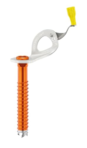 Image of PETZL Laser Speed Light Ice Screw - Ultralight, Aluminum Ice Climbing Screw with Integrated Crank