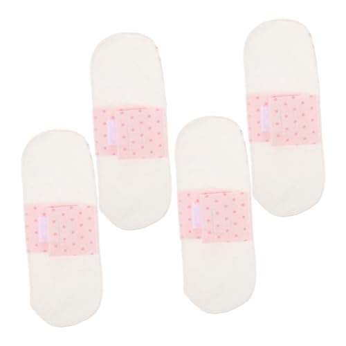 Beaupretty Assorbenti in Tessuto Morbidi E Confortevoli - 4 Inserti in Tessuto Riutilizzabili Con