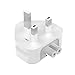 UK Plug for Macbook Charger Adapter, DGTRD Mac Duckhead 3 Pins Converter AC Adaptor Wall Plug Replacement Head with Fuse, for MacBooks Pro Air iBook iPod iPad iPhone Power Adapter etc (1 Pack)