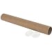 Kraft Mailing/Shipping Tubes with White End Caps by MT Products (2" Wide x 12" Length) (10 Pieces)