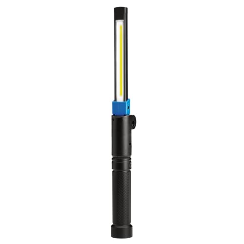 Draper Expert 23846 COB/SMD LED USB Rechargeable Folding Slim Light, 8W, 800 Lumens, USB-C Cable Supplied