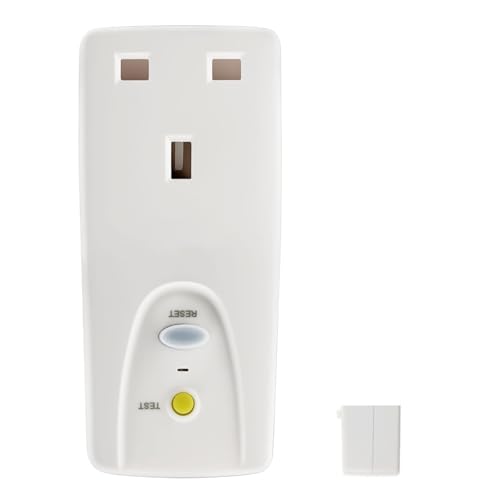 Applicable to RCD Plug Safety Adaptor UK Leakage Protection Portable Home Circuit Breaker 13A for Household Appliances and Power Tools
