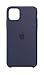 Apple Silikon Case (für iPhone 11 Pro Max) - Mitternachtsblau - 6.5 Zoll