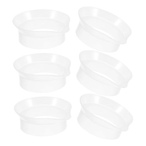 EXCEART 6個漏れ防止プラスチック製開水瓶口 注ぎ口 水筒対応 ユニバーサルフィット 耐久性高く便利な水差し用パーツ