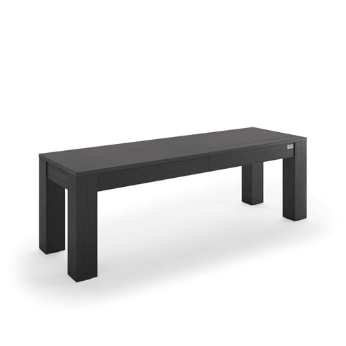 MOBILI FIVER, Banco Extensible Rachele, 140(192,5) x45 cm, Fresno Negro