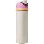 Owala FreeSip Insulated Stainless Steel Water Bottle with Straw, BPA-Free Sports Water Bottle, Great for Travel, 24 Oz, Day…