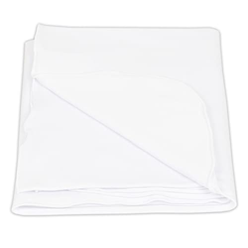 Image of Nozone Baby Blanket, Sun Protective, Soft Rayon from Bamboo, UPF 50+ in White