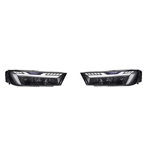 �w�b�h���C�g Compatible With For Q7 2016 2017 2018 2019 �w�b�h���C�g �v���O�A���h�v���C�� DRL�_�C�i�~�b�N�^�[���t�����g�w�b�h�����v 2�Z�b�g �w�b�h���C�g�A�Z���u��