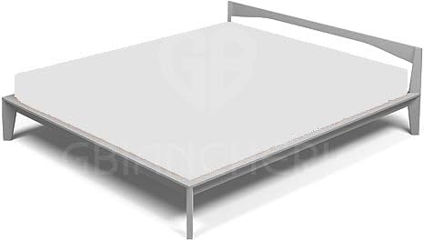 Lenzuolo con angoli letto matrimoniale 180x210 SUPER MAXI in Cotone 120g/mq - Lenzuola letto matrimoniale con angoli - Lenzuolo Sotto con angoli matrimoniale Made in Italy (Bianco)