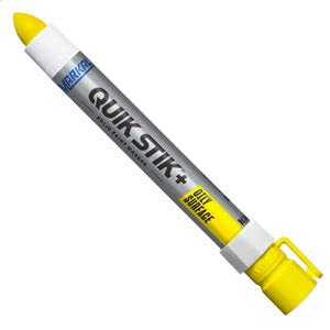 MarkalQuik Stik + Oily Sufaces (12 per box) (Yellow)