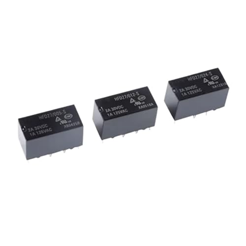 Relais de puissance HFD27 miniature à 8 broches pour commutation basse tension