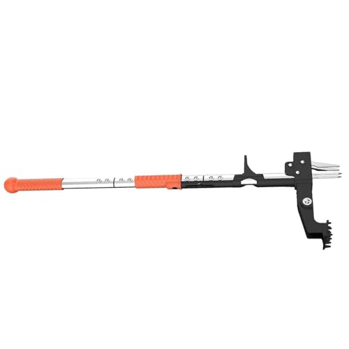 Stand Up Weeder Puller with Adjustable Ergonomic Handle, for Thistles, Dandelions, and More, Aluminum Alloy Garden Tool with 4 Stainless Steel Claws