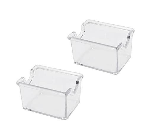 123Arts 2 x Zuckerbeutelhalter für Teebeutel, Kunststoff, Zuckerbeutel, Aufbewahrungsboxen Cover