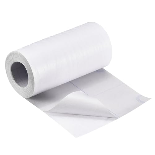 Image of Wood Grain Repair Tape - 1 Pack Self Adhesive Wood Tape Fits for Tables Doors Floor Furniture Renovation - PVC Durable Multi-Use Adhesive Patch - (4.7-inch x 16-ft White)