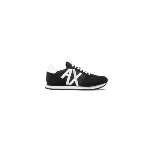 Armani Exchange Zapatilla Retro Running Logo Negro