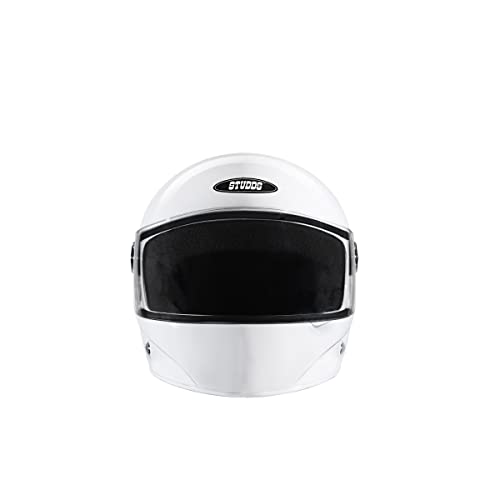 Image of Studds Chrome SUPER Full Face Helmet (White, L)