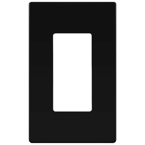 TG Screwless Decorator Wall Plates Child Safe Outlet Covers, Size 1-Gang 4.50' H x 2.75&rdquo; L...