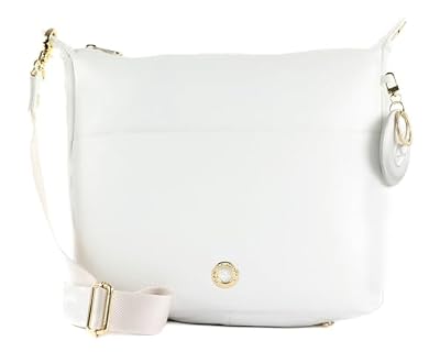 Mandarina Duck Mellow Leather P10FZT49, Borsa A Spalla Donna, Optical White, 32x28x10 (L x H x W)
