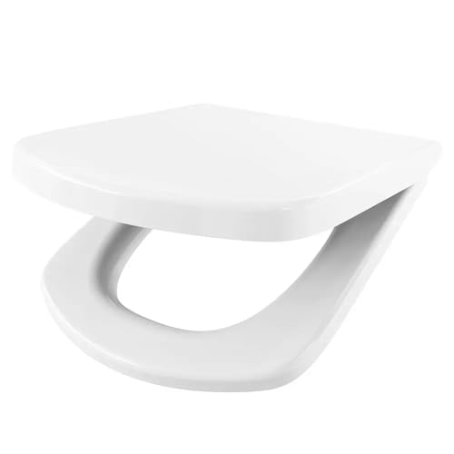 Coperchio WC Roca Dama Senso adattabile in Duroplast. Coperchio modello Dama Senso compatibile con il modello Dama Senso originale.