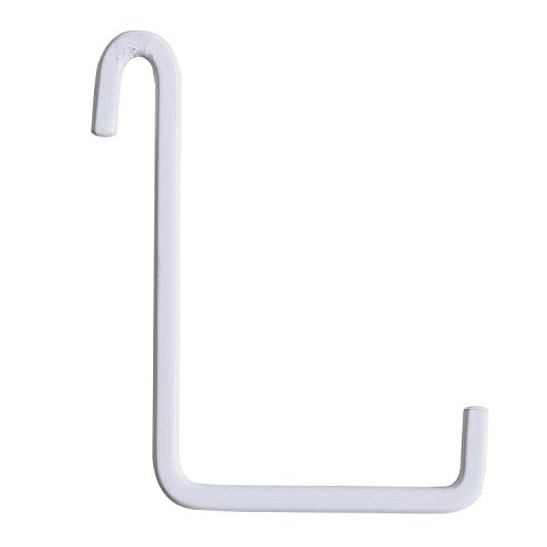Wake Industry Lacety LAC-016 L-Shaped Hook, White, Depth 0.1 x Height 3.0 x Width 2.4 inches (0.3 x 7.5 x 6.2 cm), Wall Display, Storage