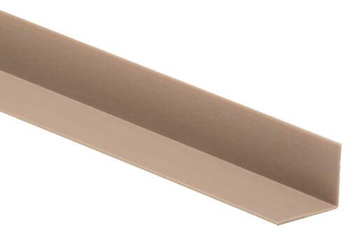 PVC Flexible Skirting Board - SELF-ADHESIVE - 28x22 mm 5 and 15 M Oak Beech Transition Profile Wall Caulk Strip TMW Profiles (5M, Brown) โ image 1