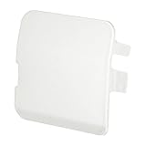 X AUTOHAUX Car Right Side Rear Bumper Tow Hook Cover Towing Eye Cap for Mazda CX-5 2017 2018 2019 2020 2021 KB8A50EK1BB Trailer Cap White