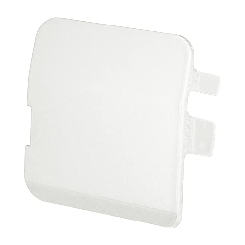 X AUTOHAUX Car Right Side Rear Bumper Tow Hook Cover Towing Eye Cap for Mazda CX-5 2017 2018 2019 2020 2021 KB8A50EK1BB Trailer Cap White