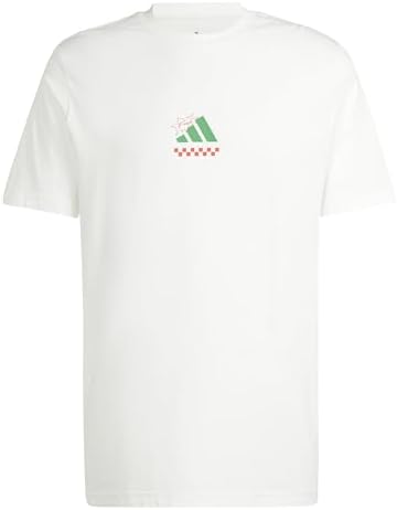 adidas M L PIZZA TEE Erkek Grafik Baskılı Tişört (Kısa Kollu), M - Görsel 1