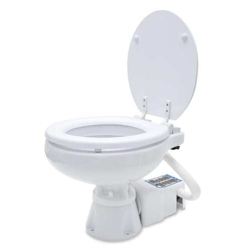 wellenshop elektrische Bootstoilette von Albin Pump, versch. Modelle, Standard, Komfort mit Zerhacker und Pumpe Größe 24 V Standard