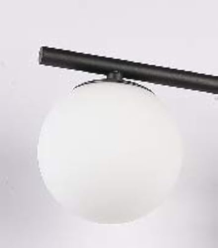 YHTlaeh 7710 - Pantalla de globo de vidrio negro mate