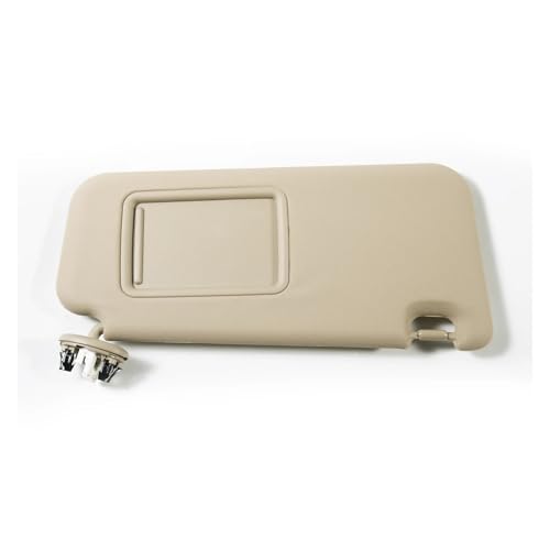 と互換性がある トヨタ RAV4 2006-2013? 対応車用サンバイザー、化粧鏡カバープレート付き、日光を遮断、74320-42501-B2 74310-42452-B2(Beige Right Side)