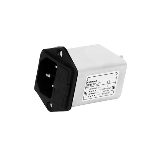 Filtro de potencia IEC FT110I-6-C con fusible único de 6A para equipos eléctricos