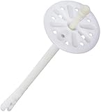 100 Stk. Dämmstoffdübel Dübel ∅ 8 mm Tellerdübel Schlagdübel Kunststoffnagel glasfaserverstärkt (∅ 8 x 95 mm)