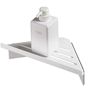 Hachibanya Magnetic Rack Corner Shelf Shampoo Rack Bathroom Storage Bathroom Magnet Storage White