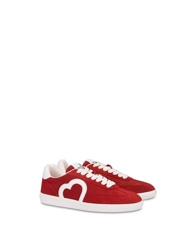 Love Moschino Ja15112g1nig0500 - Zapatillas Deportivas para Mujer, Rojo, 36 EU