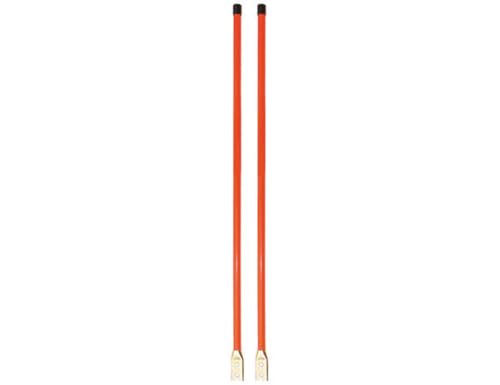 Mr. Snow Plow Replaces SAM 1308105 3/4 X 28 INCH Fluorescent Orange Bolt-ON Bumper Marker Sight RODS with Hardware