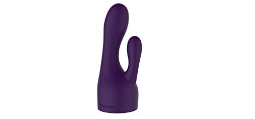 Nalone Siliconen Pebble opzetstuk voor vibrator en massagestaaf, paars - Afbeelding 3