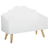 De color blanco. Es perfecto para enseñar a tu hijo a organizar su espacio desde una edad temprana con esta caja de jueguetes.