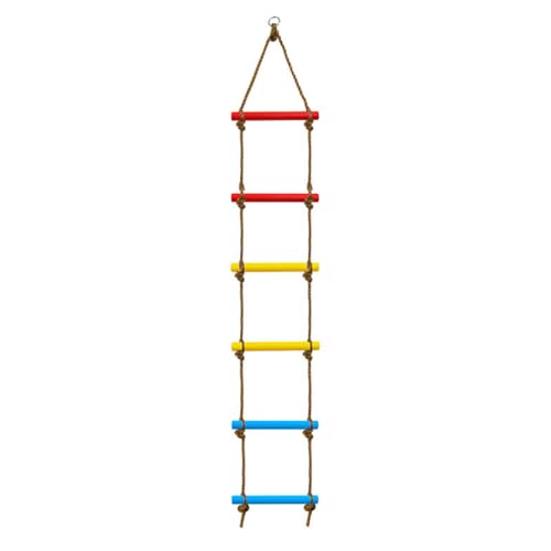Échelle de Corde,Échelle Suspendue, Échelle d'escalade Bois Jouet d'escalade,Échelle de Corde...