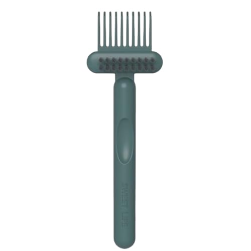 2 Cleaner De Peine En 1, Limpieza Rápida, 17x5.5 Cm, Herramienta De Limpieza De Cepillos Para El Cabello, Limpiador Peine Con Selección Y Cerdas, Viajes Listos Para Barberos, Muebles, Hombres, Mujeres