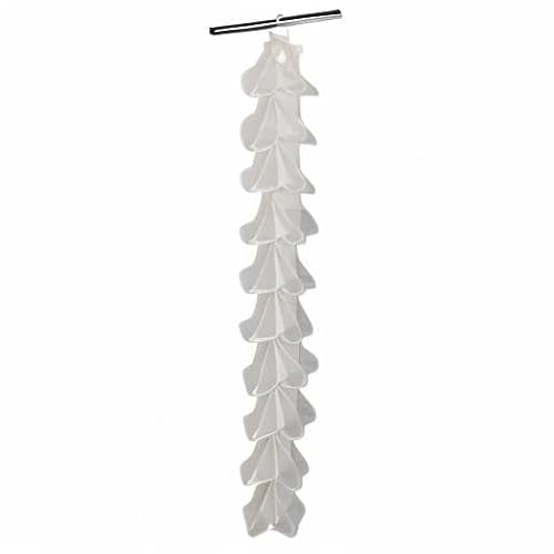 Household Essentials 311390 Hanging Shoe Storage Organizer for Closets -20 pocket - Natural Canvas - Thumbnail 6