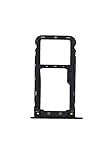 Bandeja para tarjetas SIM Para Xiaomi Redmi 5 Plus (SCHERMO 5.99) Soporte adaptador ranura para tarjeta SIM TRAY Carro porta tarjeta bandeja + Micro SIM negro