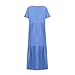 Plus Size Dress Women Beach Fashion Cotton Dresses For 2025 Flowy Dresses For Women Plus Size Solid Maxi Dress Casual Summer Boho Beach Vacation Sundress Outfits Tiered Maternity(Light Blue,3XL)