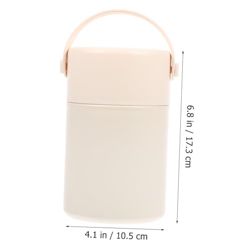 Termo para comida con cuchara y asa recipiente de 850ml portátil para excursiones 6
