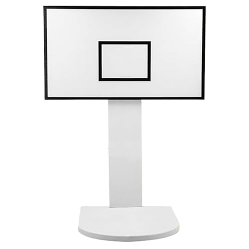 Poubelle de basket-ball avec cerceau stable et résistant en PVC
