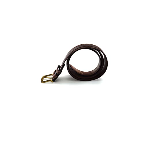 ARIAT Men's Classic Double Keeper Leather Belt with Brass Buckle4