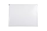 Filexec Poly Envelope, Side-Load, Zipper Closure, Clear Color (pack 12) (50089-18023)