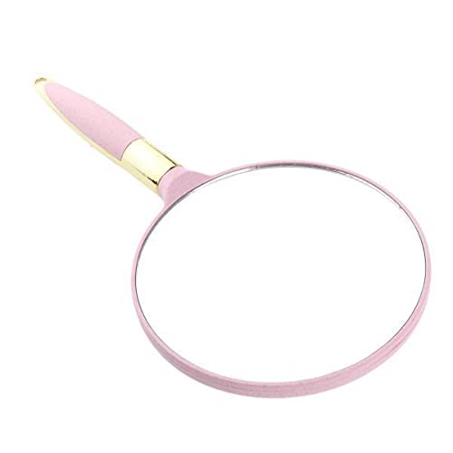 2xPortable Plastic Handheld Mirror for Vanity Makeup Home Salon Travel Pink-picture-13