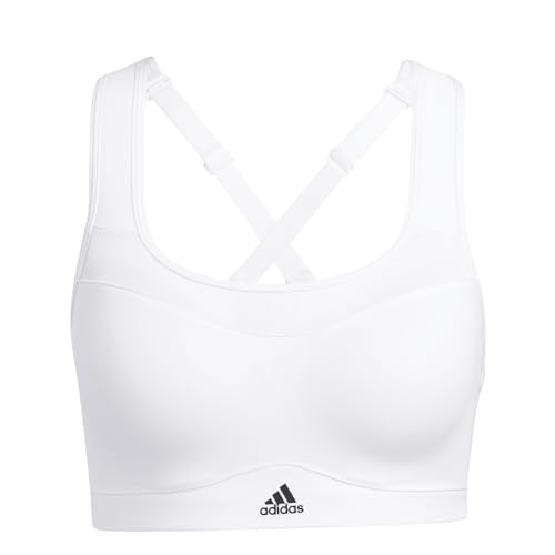 adidas Damen Tlrdim BH, Weiß / Schwarz, M EU