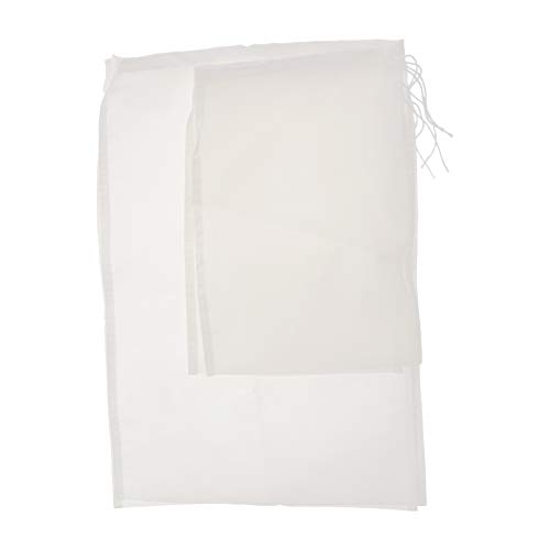 Hemoton 4 peças de saco de leite de nozes de malha fina de nylon com coador para amêndoa, coco, iogu